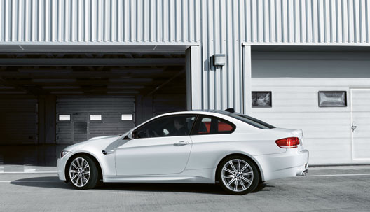 white BMW M3