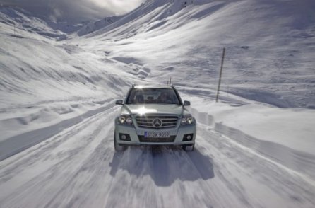 Mercedes GLK zima