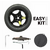Alu dojazdové koleso EASY KIT R19 5x112x57,1