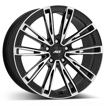 AEZ ALASKA dark 11x20 5x130 ET60 Leštená čelná plocha / čierne lakovanie