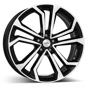 DEZENT TA dark 7.5x19 5x114.3 ET40 Leštená čelná plocha / čierne lakovanie