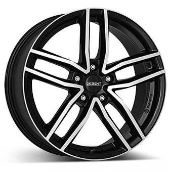 DEZENT TR dark 7.5x18 5x112 ET49 Leštená čelná plocha / čierne lakovanie