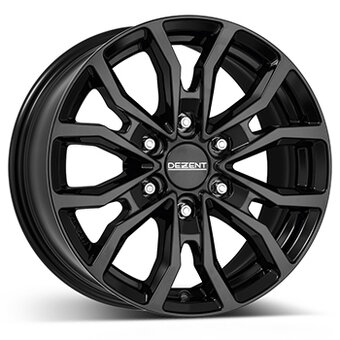 DEZENT KC black 8,5x20 6x139,7 ET30 Čierne lakovanie