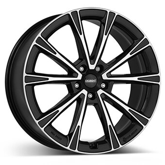 DEZENT AR dark 7.5x18 5x112 ET49 Leštená čelná plocha / čierne lakovanie DEZENT AR dark 7.5x18 5x112 ET49 Leštená čelná plocha / čierne lakovanie