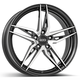 DOTZ Interlagos dark 7.5x19 5x112 ET51 Gunmetal/polished
