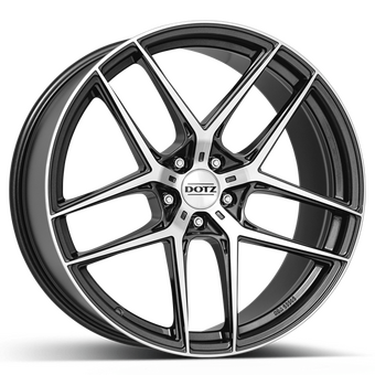 DOTZ LagunaSeca dark 10x20 5x112 ET35 Gunmetal/polished