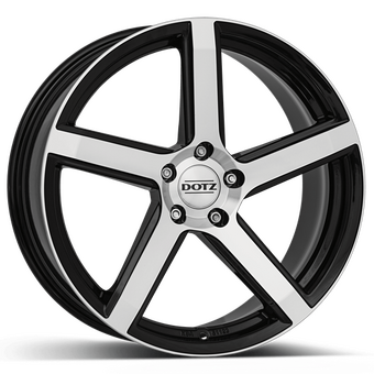DOTZ CP5 dark 8.5x20 5x112 ET28 Black/polished