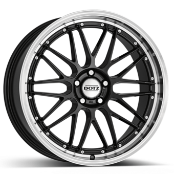 DOTZ Revvo dark 9.5x20 5x112 ET28 Gunmetal/polished lip