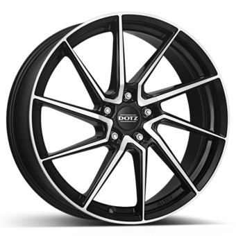 DOTZ Spa dark 8x18 5x100 ET48 Black/polished