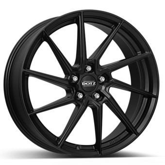 DOTZ Spa black 7.5x17 5x100 ET35 Black matt