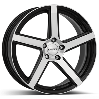 DOTZ CP5 dark 7x16 4x98 ET38 Black/polished